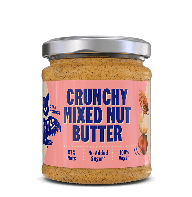 Läs mer om HealthyCo Crunchy Mixed Nut Butter 180g