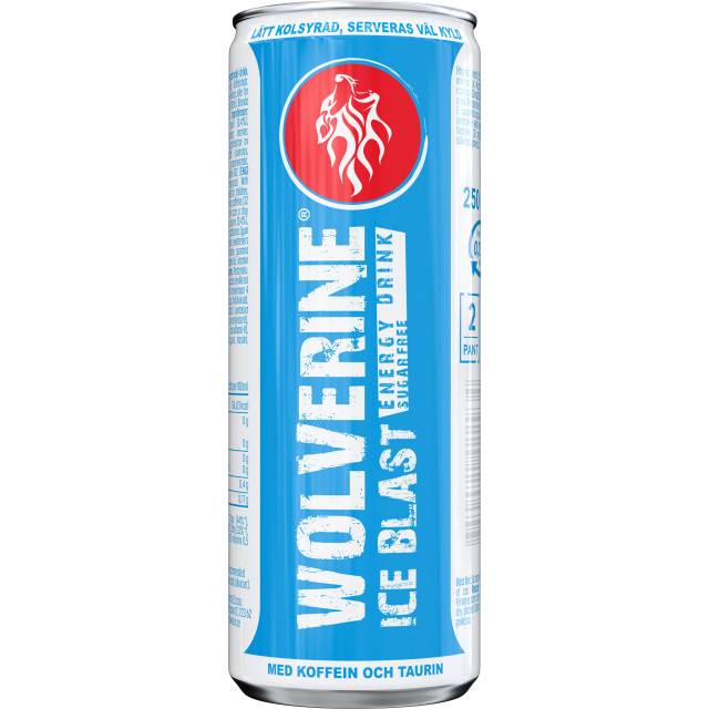 Läs mer om Wolverine Ice Blast Energidryck 25cl