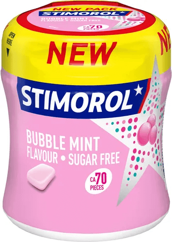 Läs mer om Stimorol Bubble Mint Burk 101,5g