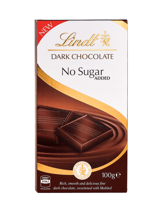 Lindt Dark Chocolate No Sugar Added 100g