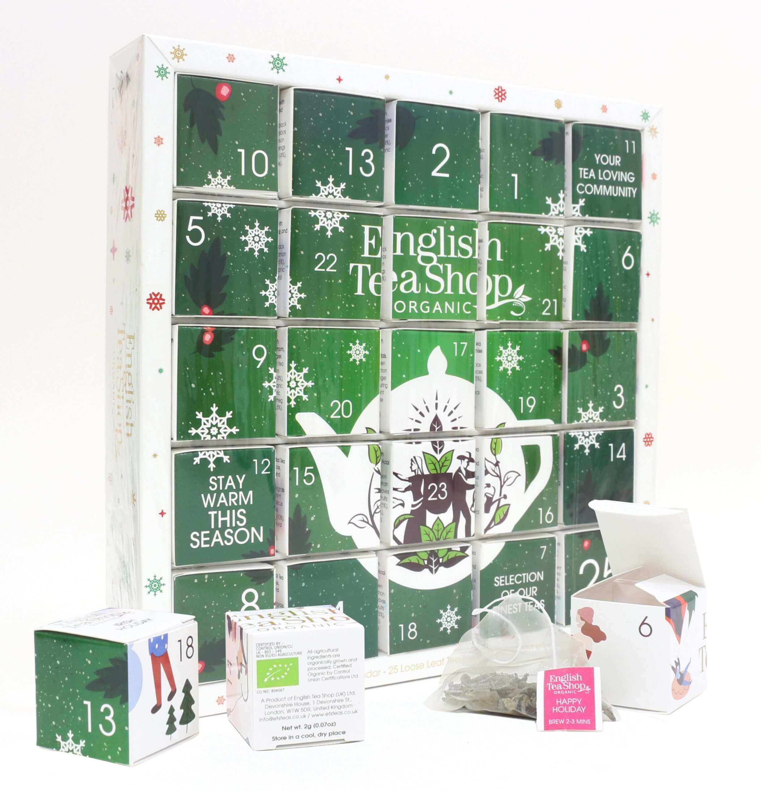 Läs mer om English Tea Shop - Puzzle Box Adventskalender med Te