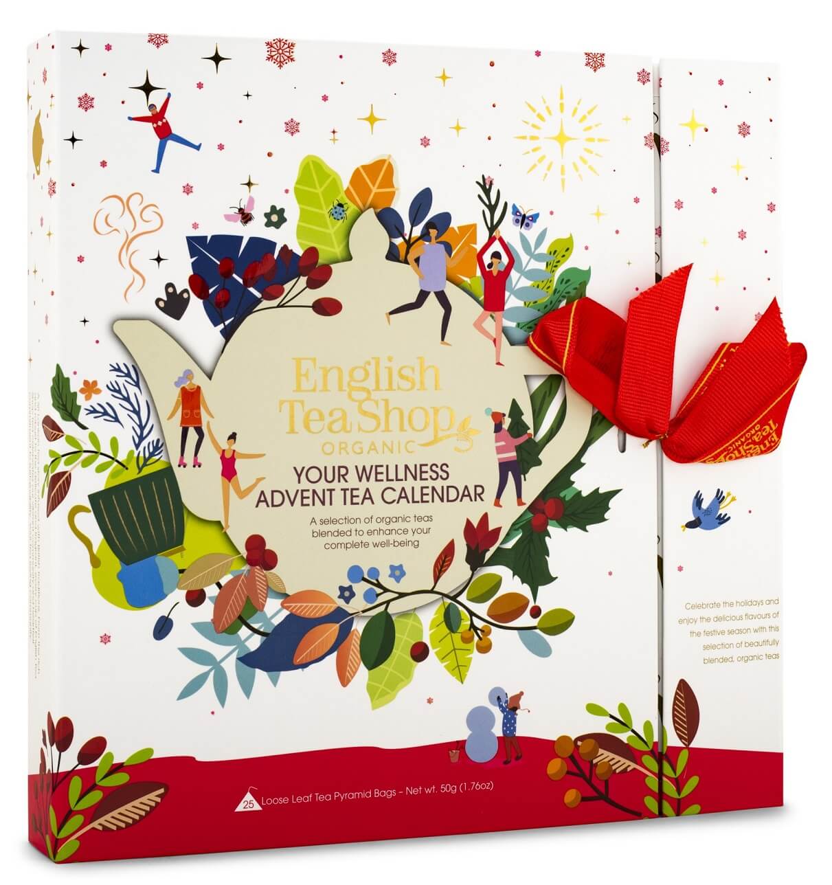 Läs mer om English Tea Shop - Wellness Bok Adventskalender med Te
