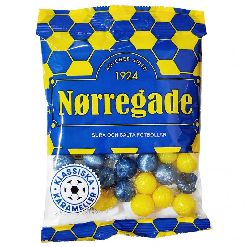 Norregade Sura och Salta Fotbollar 130g