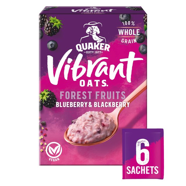 Quaker Vibrant Oats Forest Fruits 236g