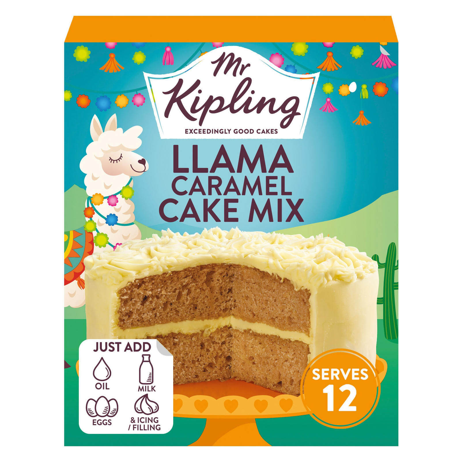 Mr Kipling Llama Caramel Cake Mix 400g