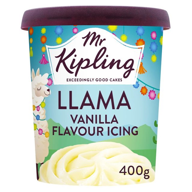 Mr Kipling Llama Vanilla Icing 400g