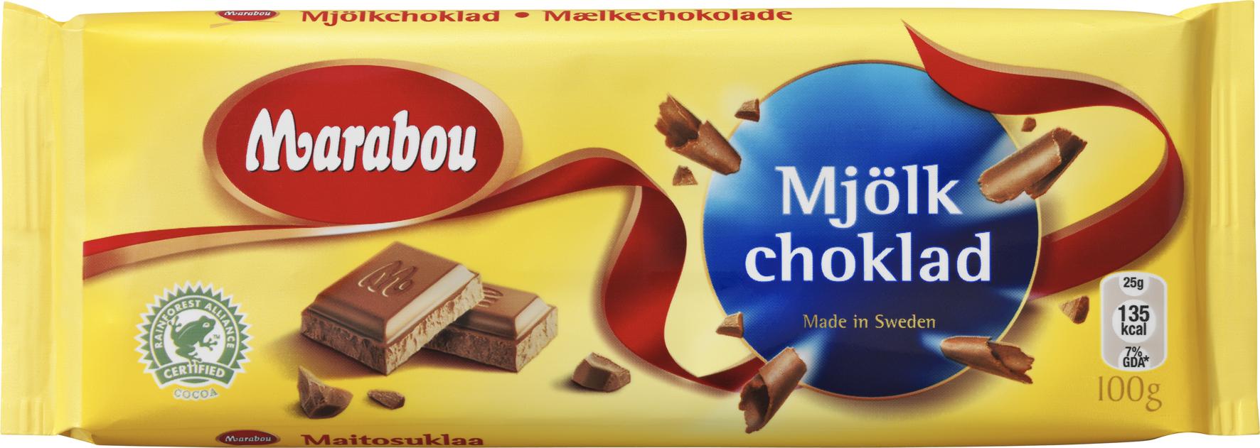 Läs mer om Marabou Mjölkchoklad 100g