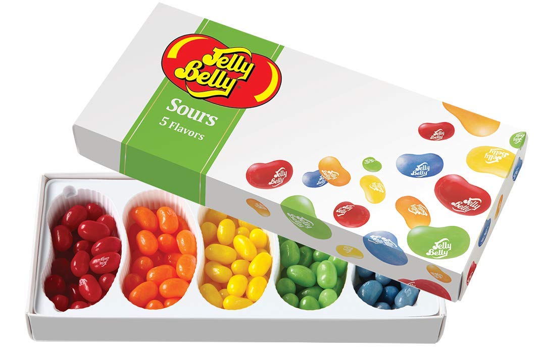 Läs mer om Jelly Belly Sours 5 Flavour Gift Box 125g