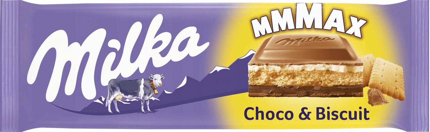 Läs mer om Milka Mmmax - Choco & Biscuit 300g