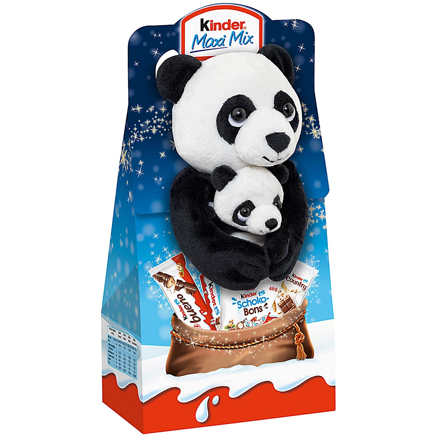 Kinder Maxi Mix + Panda Gosedjur  133g