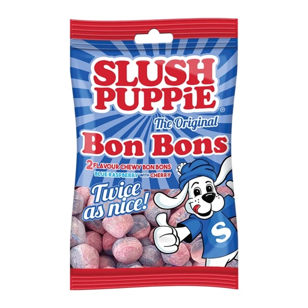 Slush Puppie Blue Raspberry & Cherry Bon Bons 125g