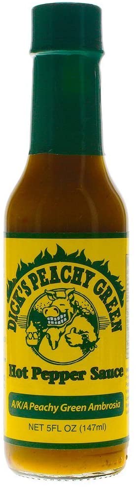 Dirty Dicks Peachy Green Hot Sauce 147ml