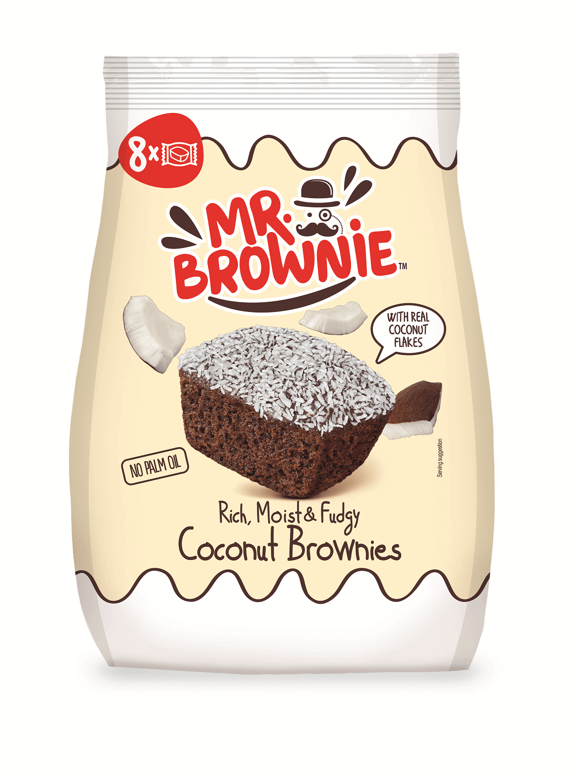 Mr Brownie - Kokos Brownies 200g