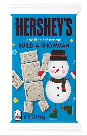 Hersheys Cookies N Creme Build-A-Snowman 99g