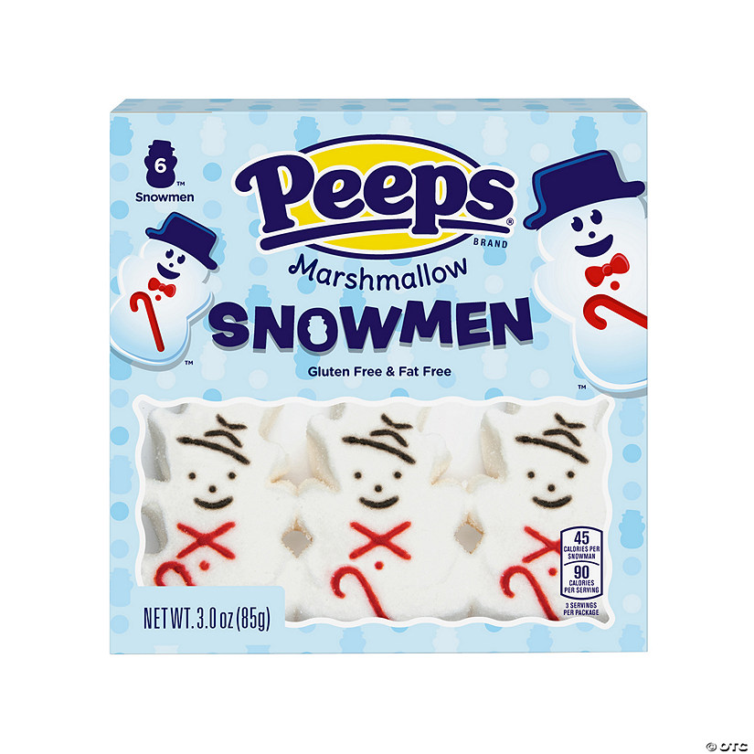 Peeps Marshmallow Snowmen 6-Pack 85g
