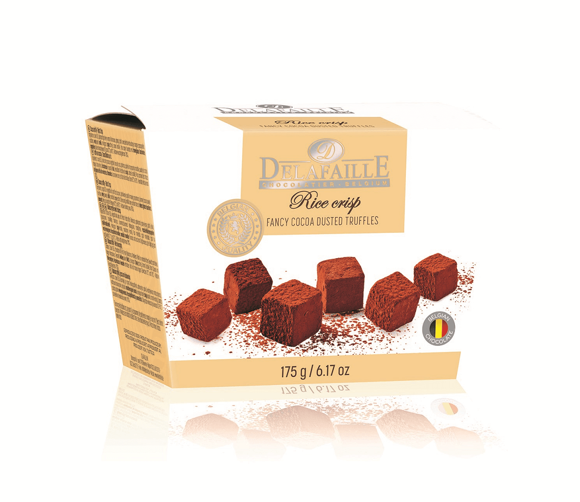 Läs mer om Delafaille Chocolate Truffles - Rice Crisp 175g