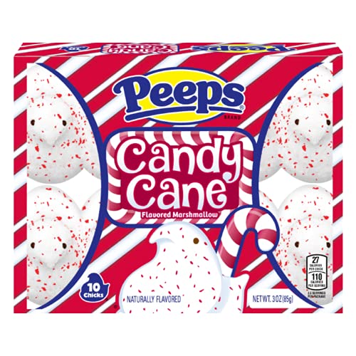 Peeps Candy Cane Chicks 10st