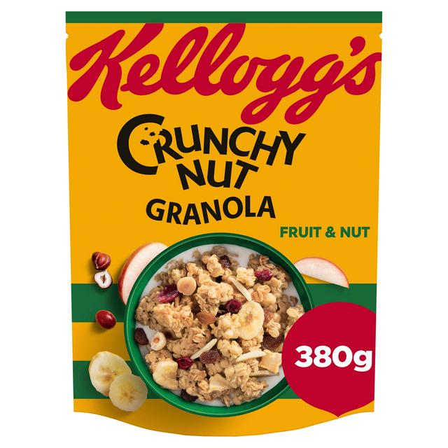 Kelloggs Crunchy Nut Granola Fruit And Nut 380g