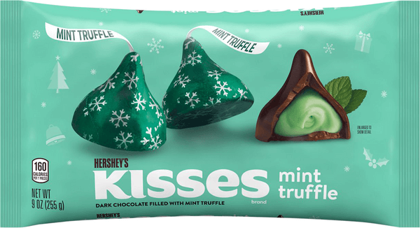 Hersheys Kisses Mint Truffle 255g