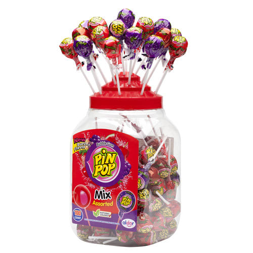 Pin Pop Klubbor Blandade 100st 1,9kg