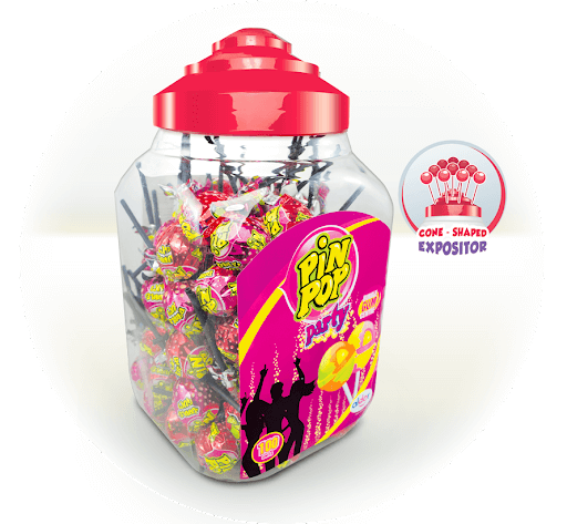 Pin Pop Klubbor Party 100st 1,8kg