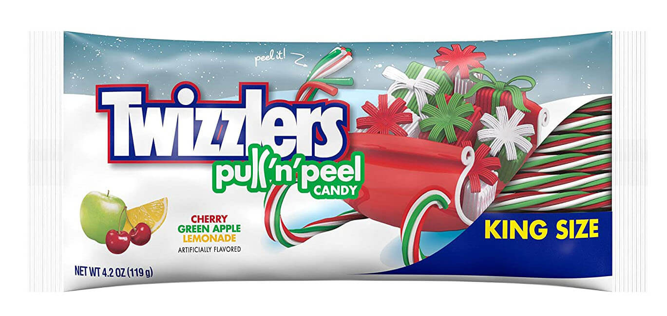 Twizzlers Pull N Peel Christmas 119g