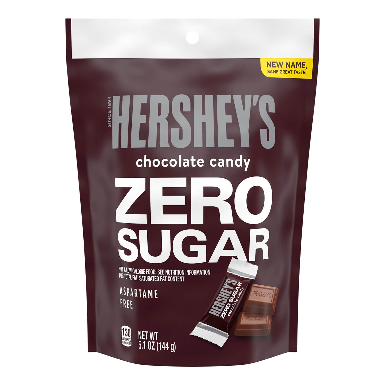 Hersheys Zero Sugar Milk Chocolate 145g