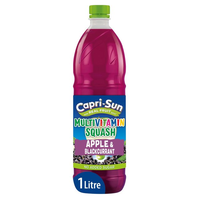 Läs mer om Capri-Sun No Added Sugar Multivitamin Squash Apple & Blackcurrant 1L