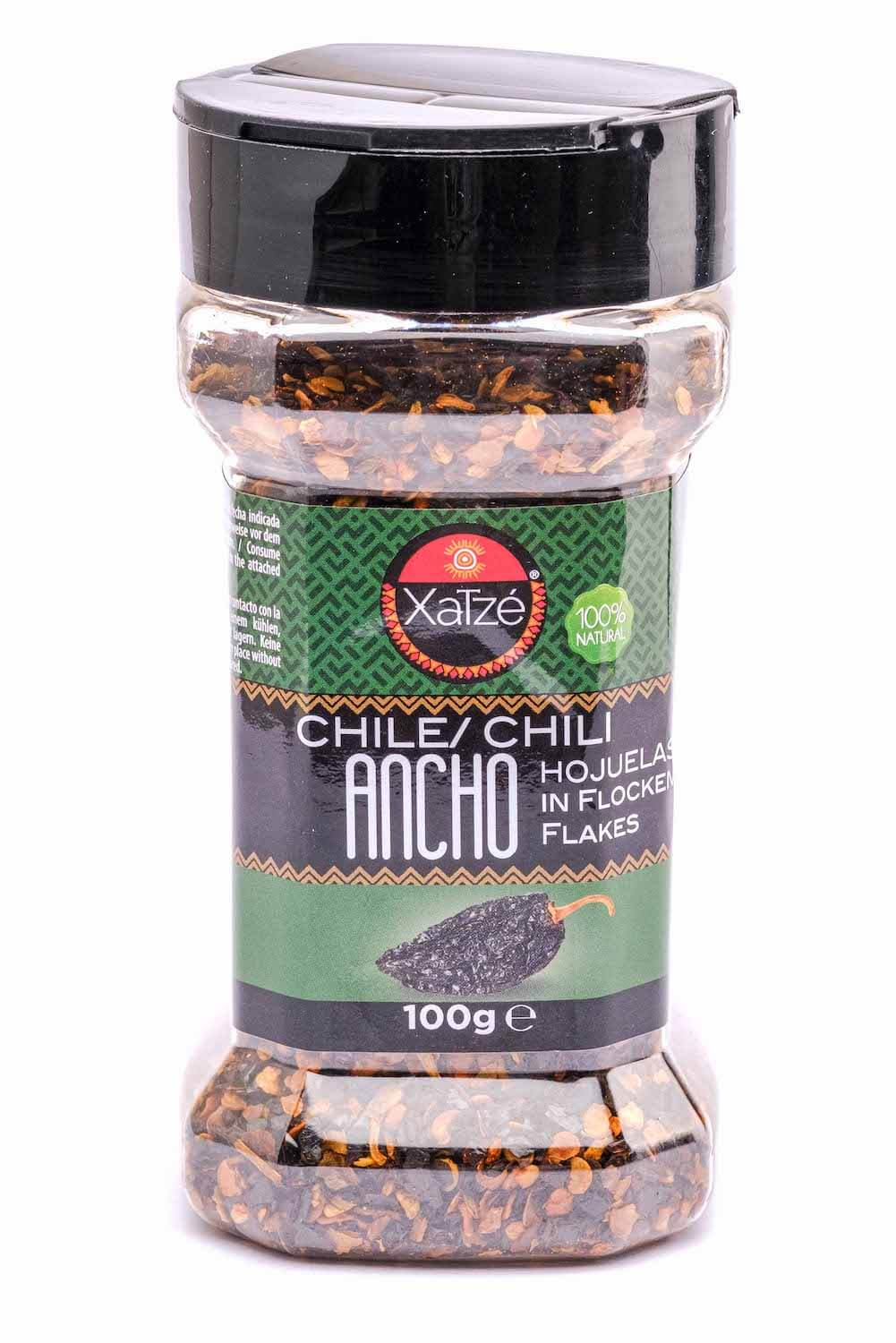 Läs mer om Xatze Chili Ancho Flakes 100g