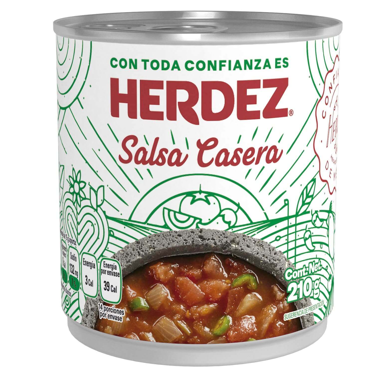 Läs mer om Herdez Salsa Casera 210g