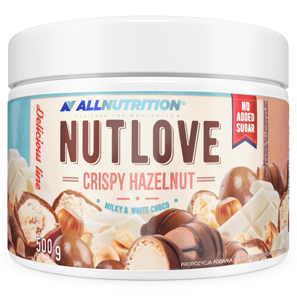 Läs mer om AllNutrition NutLove Crispy Hazelnut 500g