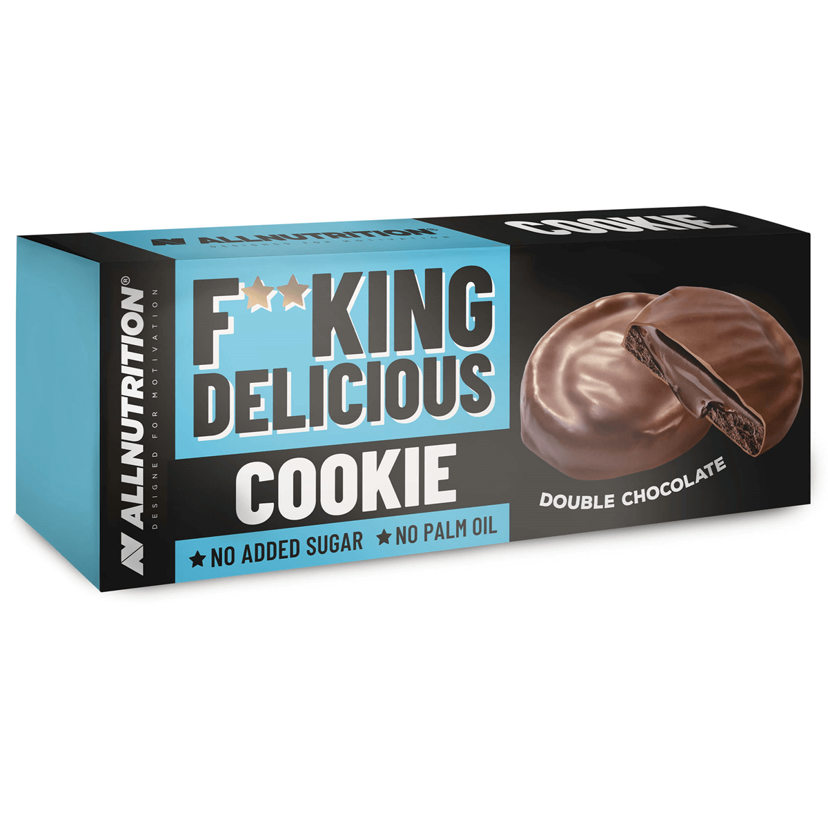 Läs mer om AllNutrition F**KING DELICIOUS Cookie - Double Chocolate 128g