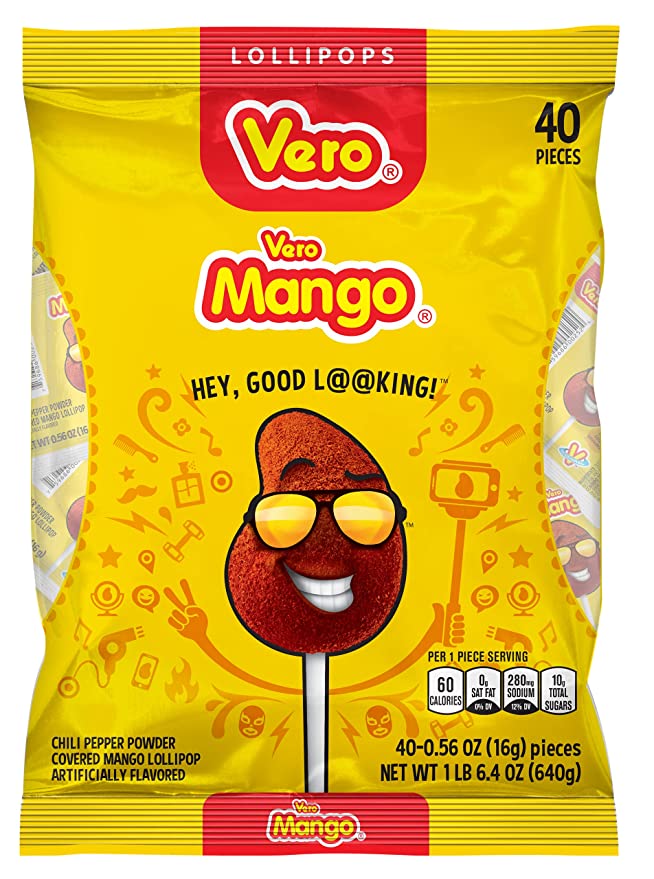 Läs mer om Vero Mango Chili Klubbor Mango Smak 40st
