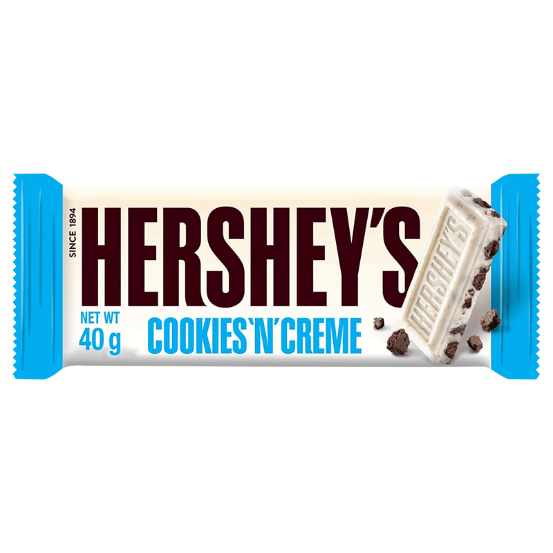 Läs mer om Hersheys Cookies N Creme Bar 40g