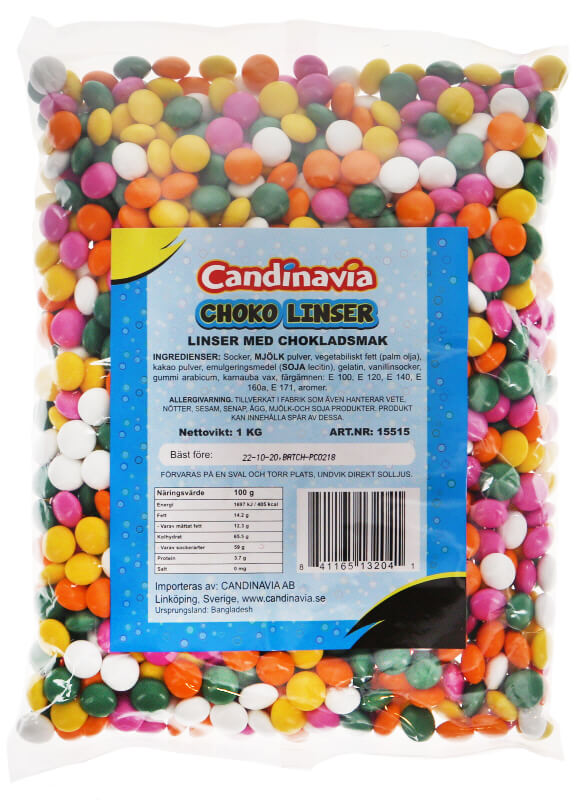 Candinavia Chokladlinser 1kg