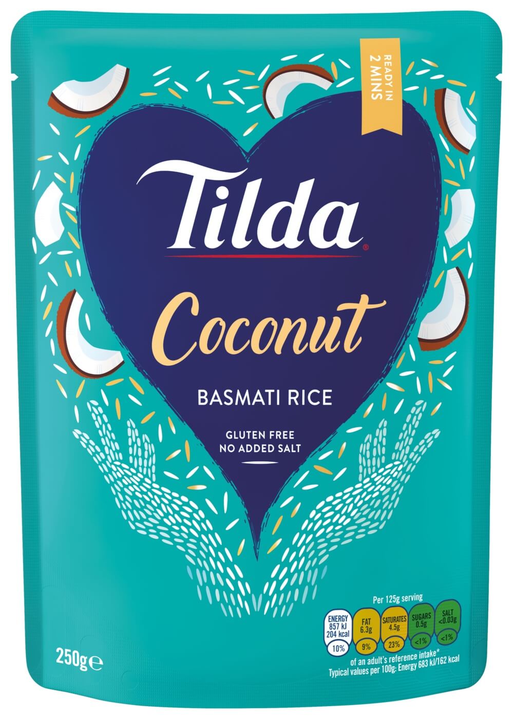 Läs mer om Tilda Steamed Coconut Basmati Rice 250g