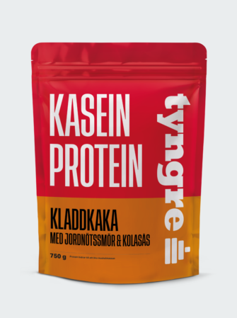 Tyngre Kasein Protein - Kladdkaka med Jordnötssmör & Kolasås 750g