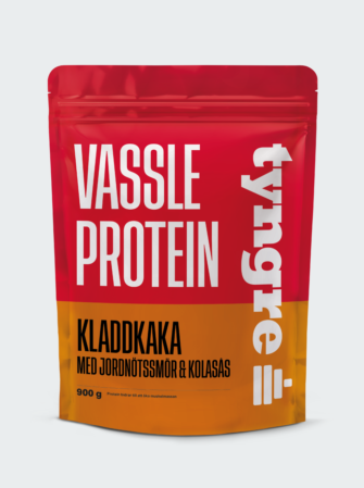 Tyngre Vassleprotein - Kladdkaka med Jordnötssmör & Kolasås 900g