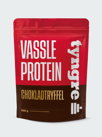 Läs mer om Tyngre Vassleprotein Chokladtryffel 900g