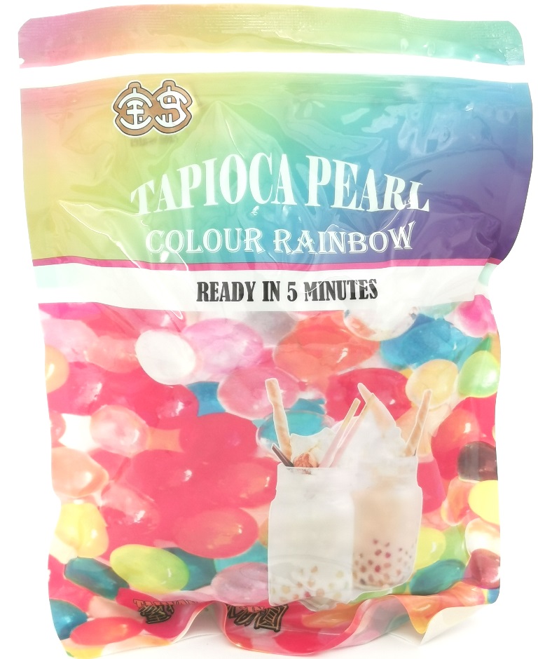 Tapioka Pärlor Rainbow 500g