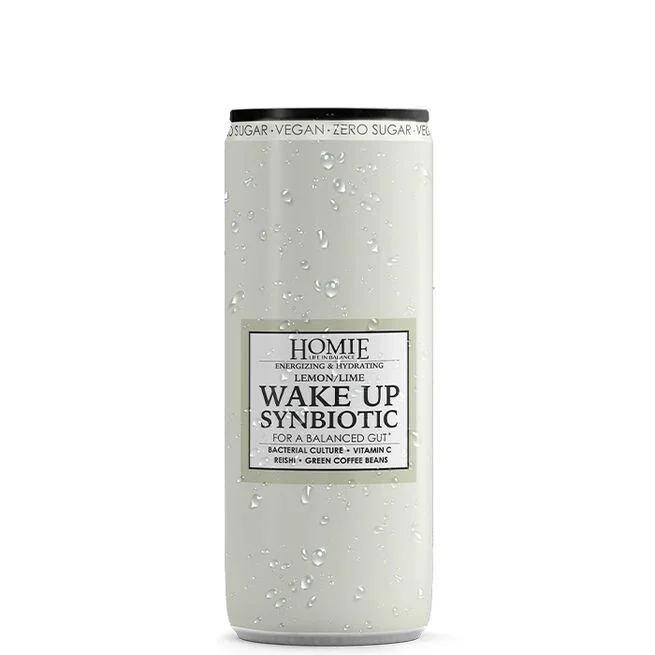 Läs mer om Homie Wake Up Synbiotic - Lemon Lime 33cl