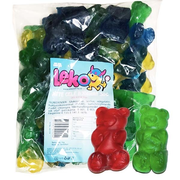 Leko Stora Gelebjörnar 1kg