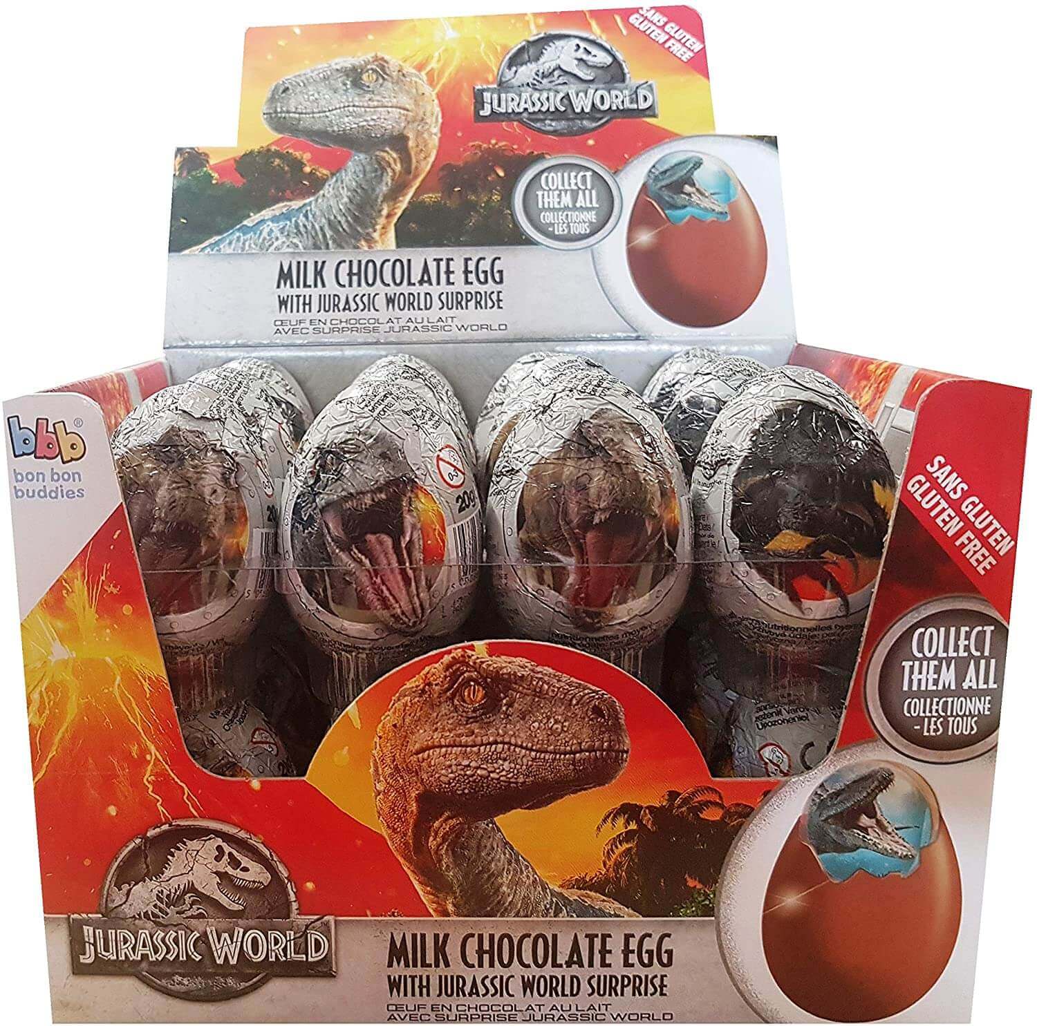 Jurassic World Stora Chokladägg 60g