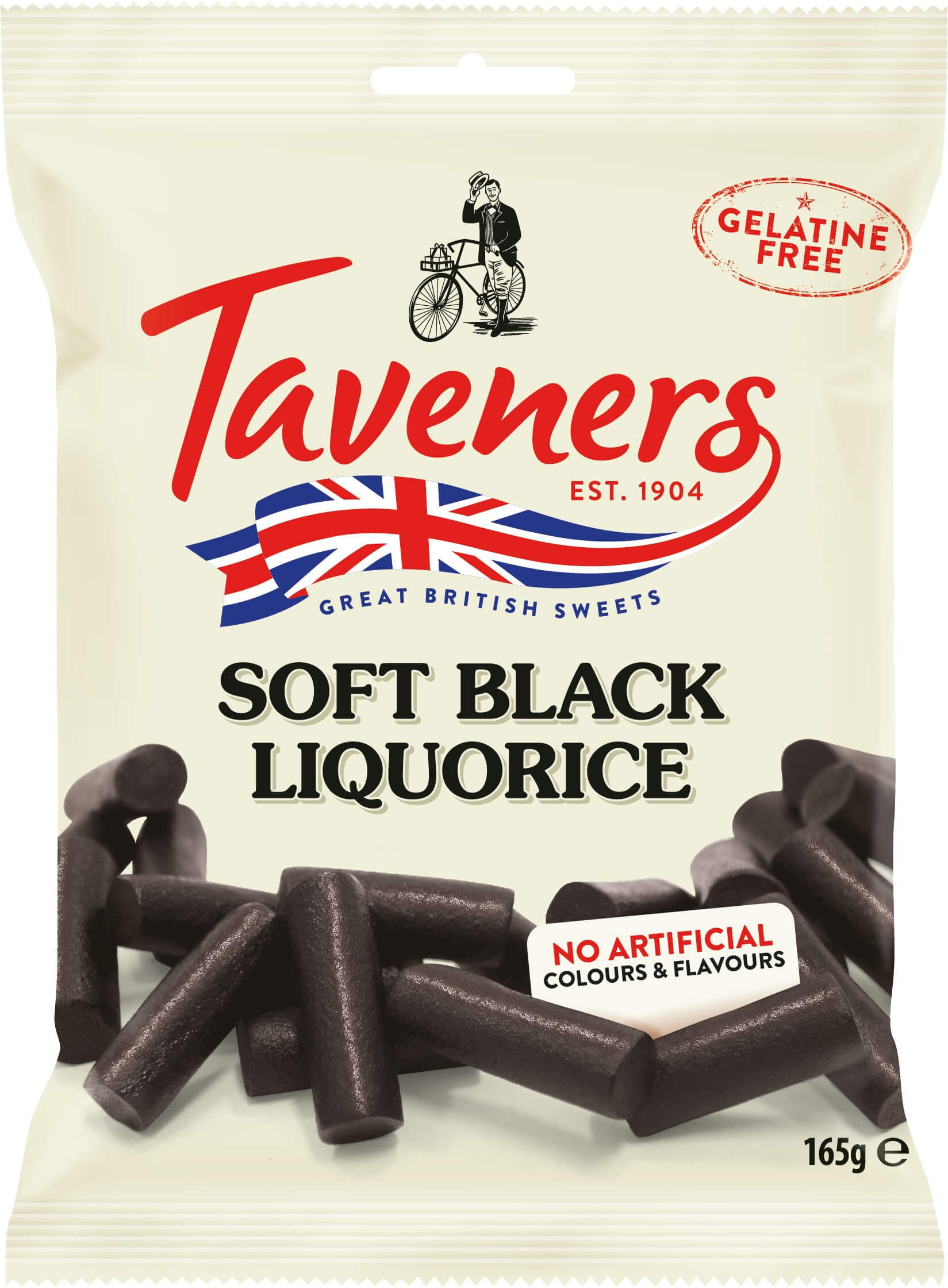 Läs mer om Taveners Soft Black Liquorice 165g