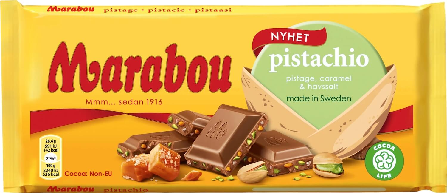 Läs mer om Marabou Pistachio 185g