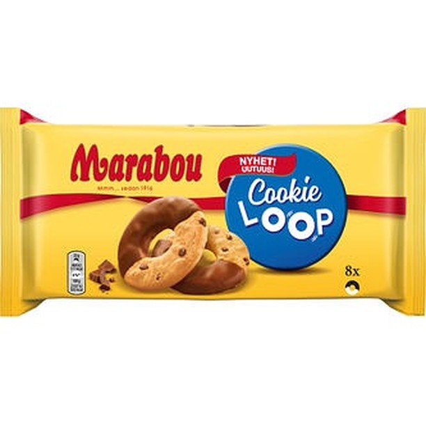 Läs mer om Marabou Cookie Loop 176g