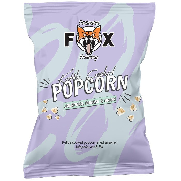 Dirtwater Fox Popcorn Jalapeno Cheese & Onion 65g