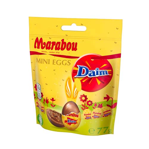 Läs mer om Marabou Daim Mini Ägg 77g