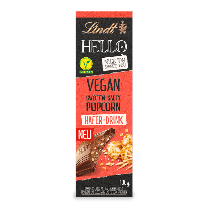 Lindt Hello Vegan Sweet´n Salty Popcorn 100g