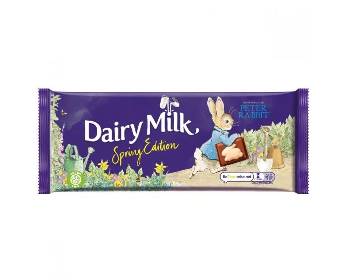 Läs mer om Cadbury Dairy Milk Spring Edition 100g